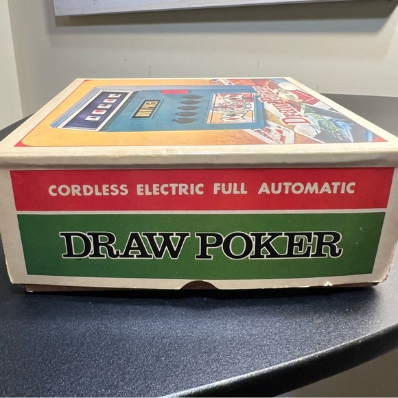 Vintage•Cordless Electric Full Automatic•Draw Poker - Picture 4 of 7